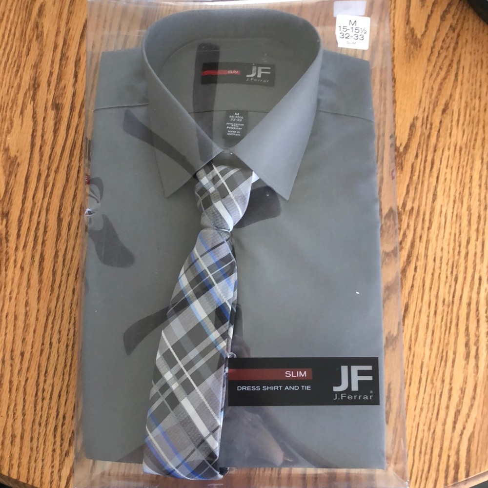 JFerrar shirt and tie set